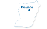 Situation de Mayenne en Mayenne